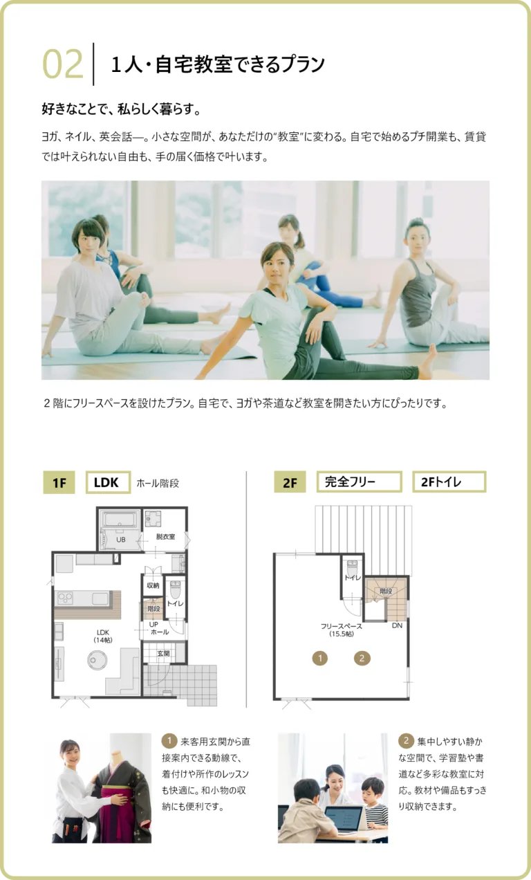 住む人に寄り添い、カタチを変える家BOX（ボックス）のLineup2